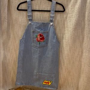 AU JOUR LE JOUR Overall Skirt Size S NWT